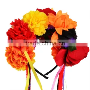 The Day of Dead Headband Halloween Costume Accessory for Halloween thumbnail-3