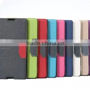 Matt Stand PU Leather Wallet Case Cover For Sony Xperia Z4 thumbnail-6