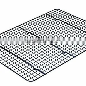 18" Non-stick Cross Wire Grid Bread Cooling Rack thumbnail-1