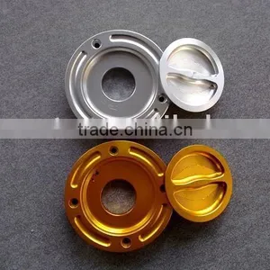 CNC ALUMINUM MOTORCYCLE FUEL CAP FIT FOR YAMAHA HONDA KAWASAKI thumbnail-1