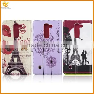 Wholesale High Quality Flip Leather Cover Case for LG Q10 thumbnail-1