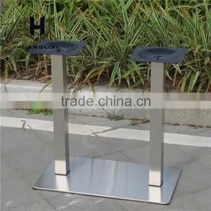 4 People Stainless Steel Table Leg Stainless Steel Chassis Restaurant Table Frame Coffee Room Leisure Clubs Legs thumbnail-3