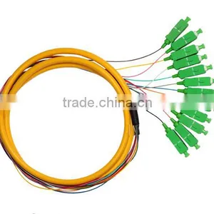 SC 12 Core Fanout Fiber Optic Bundle Pigtail for Indoor Fiber Optic Terminal Box thumbnail-3