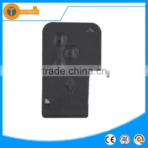 3 Button Smart Key Card With Logo on the Key Shell Without Blade Remote Car Key Cover Fob Case for Renault Scenic Megane 3 thumbnail-1