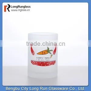 LongRun 296ml 2014 Hot Sale Sublimation Grind Mug Milk Glass Cup Fruit Drinks Glass thumbnail-1