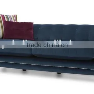 Living Room Blue Antique Sofa thumbnail-4