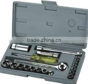 21PCS SOCKET SET(1/4'' 3/8'') thumbnail-1