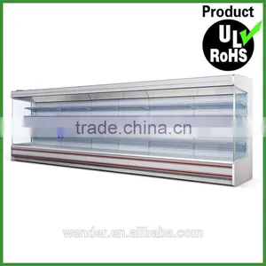 5Meter Hot Sale Open Front Supermarket Display Open Front Cooler thumbnail-1