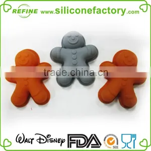 Christmas Related Lovely Snowman Shaped Platinum Grade Silicone Bake Mould thumbnail-5