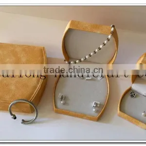 Leatherette Paper Plastic Jewelry Box Made in Factory thumbnail-4