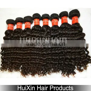 Tangle Free 100% Brazilian Virgin Human Hair for no Sheding Fullness With Good Volumn Deep Wave Extensions thumbnail-1