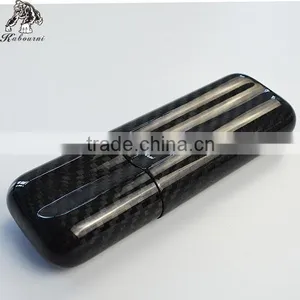 Hot-selling Portable Best Quality Travelling Pure Carbon Fiber Cigar Case Cigar Packaging for Business Man thumbnail-6