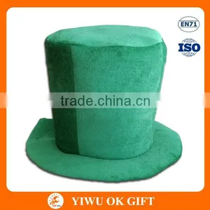 Fancy Carnival Party Decor Green Top Hat/ St Patrick's Day Top Hat for Adult thumbnail-1