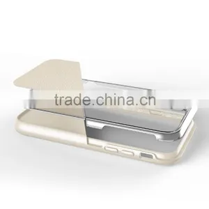 Newly Double Layer PC Case Leather Case for Apple IPhone 7 (4.7") thumbnail-3