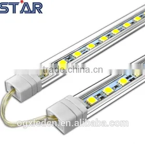 Blister Plastic Packing 5050 12V 72led/m 16W 30cm Programmable Led Profile Frosted Cover Rigid Strip Light thumbnail-1