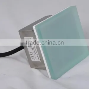 3 Years Warranty 100*`100 IP67 RGB Color Square Led Light Solid Cast Glass Bricks thumbnail-2