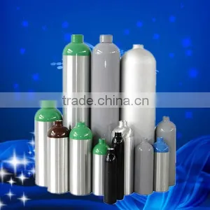 High Pressure Aluminum Alloy Oxygengas Cylinder Air Cylinder thumbnail-3