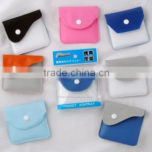 China Cheap Custom PVC Portable Pocket Ashtray thumbnail-1