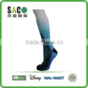Blue Sea Pattern Women Printing Polyester Socks thumbnail-1