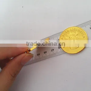 Gold Plating Embossed Double Side Custom Metal Coin thumbnail-6