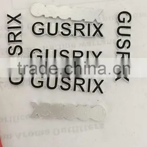 Die Cutted Letter Embossed Metal Stickers thumbnail-4