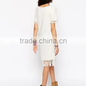High Fashion Design Sexy Women Sweater Dress Knitting Dress Fringing Dress thumbnail-2