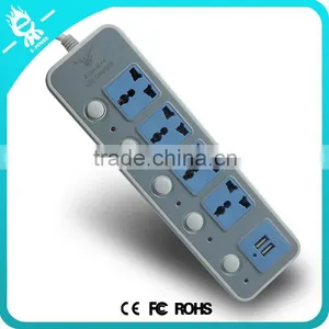 Multi Electrical Universal Usb 2 Gang Extension Socket Power Strip thumbnail-5