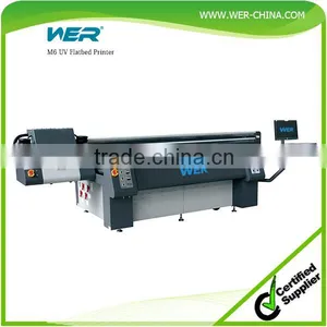 2016 Hot Selling Distributing WER Large Format uv Led Flatbed Printer thumbnail-1
