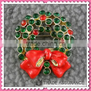 Christmas Alphabet Letter Brooches, Low Price Safety Pin Brooch thumbnail-2
