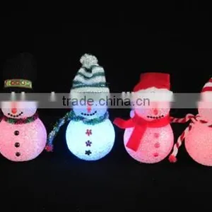 LED EVA Colorchanging Snowman Light thumbnail-1