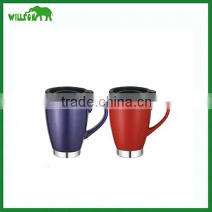 China New Item Double Wall Ceramic Coffe Mug thumbnail-1