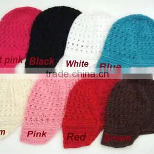 Multi Colors Baby Lace Hat,newsboy Crochet Hats thumbnail-1