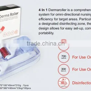 Professional Mesotherapy Needles Derma Roller 4 in 1 Kit With Gold Micro Needles thumbnail-6
