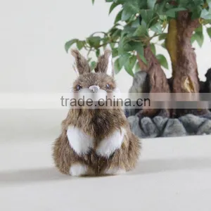 Horns Easter Bunny Taxidermy Decor Gray Tan Jackalope Rabbit thumbnail-2