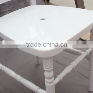 White Resin/Acrylic/PolyCarbonate Napoleon Chair--strong thumbnail-3