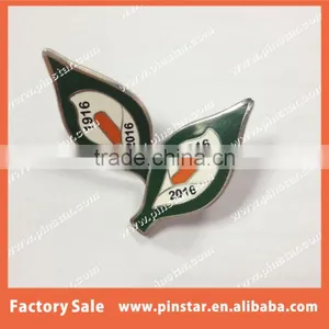 Pinstar Factory Hot Selling Easter Lily 1916 To 2016 Custom Lapel Pin Badges thumbnail-1