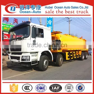 SHACMAN 8X4 20cbm Vacuum Sewage Suction Truck thumbnail-1
