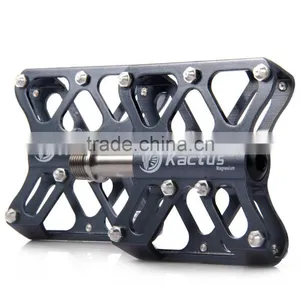 KACTUS 22T Ultra-Light Magnesium Alloy Body MTB BMX Bike Pedals With 3 Bearings Axle Road Bicycle Parts thumbnail-6