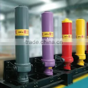 Three Stages Truck Lorry Lift Hydraulic Cylinder thumbnail-1