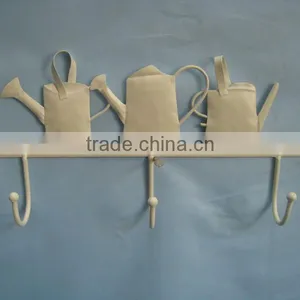 Vintage Cream White Decorative Metal Wall Hook thumbnail-1