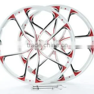26inch 10 Spoke Lightest Strongest Magnesium Alloy Bike Wheel /fixed Gear Type Hub Bike Wheel thumbnail-3