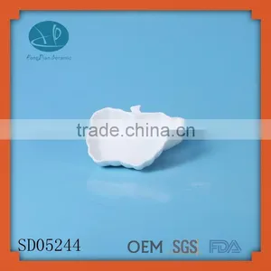 Hot Sale Apple Shape Porcelain Sauce Dish, Small Ceramic Dishes thumbnail-1