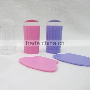 2016 New Color Stamp Nail Art Clear Plastic Plate Jelly Stamp Scraper Toolset Stamp Scraper Kit thumbnail-3