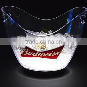 Wholesale Cheap Price Lighting Logo Plastic Portable Party Ice Bucket thumbnail-3