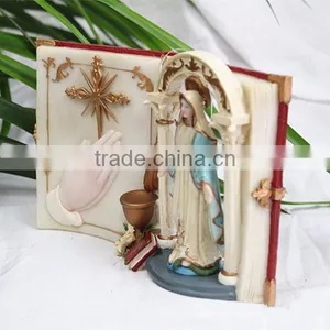 Catholic Religious Souvenirs Antique Praying Resin Virgin Mary Statues thumbnail-3