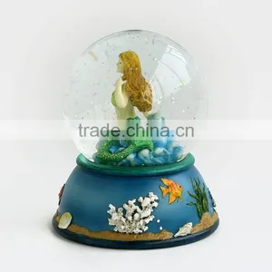 For Sea Park Souvenir Mermaid Water Snow Globe thumbnail-3