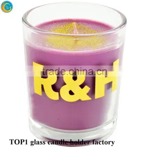 Scented Frosted Glass Jar Handmade Soy Candle thumbnail-1
