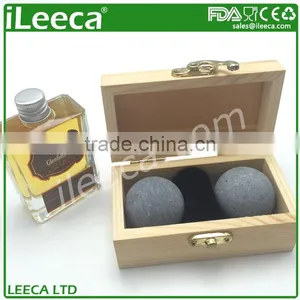 Round Whiskey Chilling Stone Whiskey Gift Stones Sets for Christmas thumbnail-5