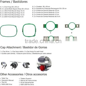 Hot!!!High Quality Mixed Computerized Embroidery Machine Price (Flat+Sequin+Taping+simple Chenille+Cording) thumbnail-2