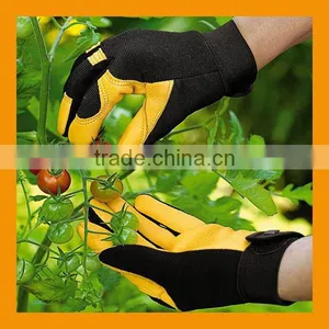 Soft Cow Leather Mechanic Hand Work Glove thumbnail-1